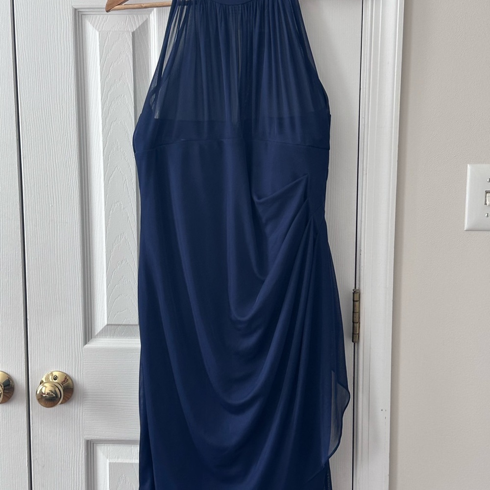 David's Bridal Navy Dress